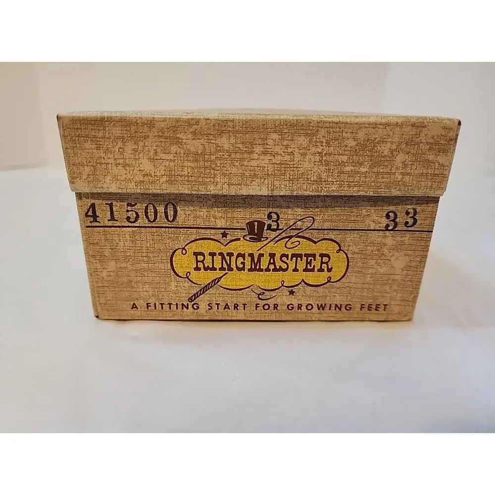 Vintage Ringmaster Shoe Box only Circus Kids Shoes